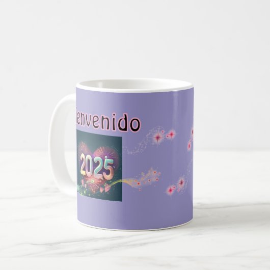 Mug Taza coffee Año Nuevo (Devant gauche)