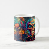 MUG TAZA CON DISEÑO DE CALAVERA (Devant droit)