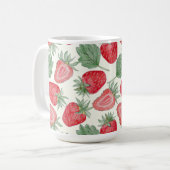Mug Taza con fresas (Devant gauche)