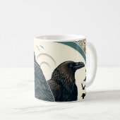 Mug Taza con los cuervos de Odín (Devant droit)