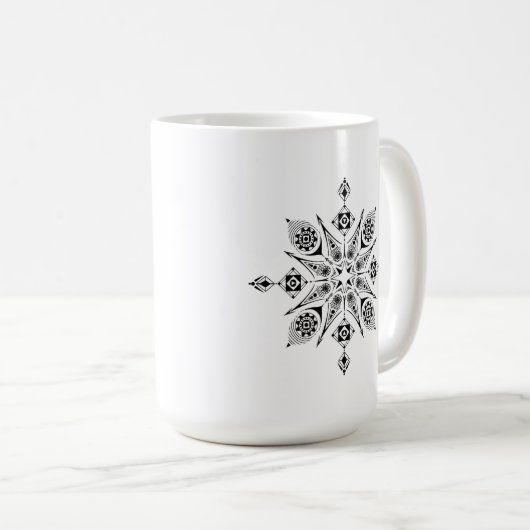 Mug Taza con mandala (Devant droit)