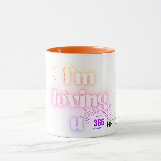 MUG TAZA CON MESNAJE DE AMOR  (Centre)