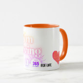 MUG TAZA CON MESNAJE DE AMOR  (Devant droit)