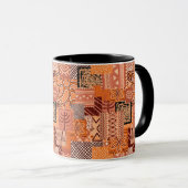 Mug Taza de Cafe African Collage (Devant droit)