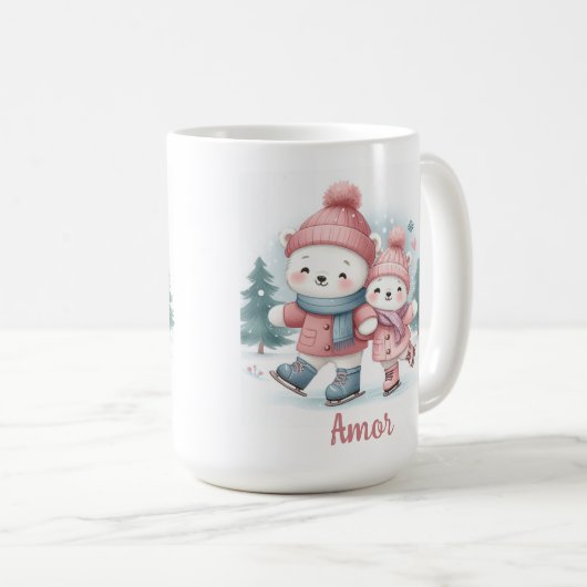 Mug Taza de Café Amor (Devant droit)