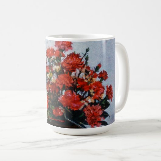 Mug Taza de Café Bodegón de flores (Devant droit)