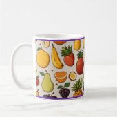 Mug taza de café con diseño de frutas (Gauche)