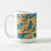 Mug Taza de Café con Diseño de Lagartijas (Gauche)
