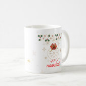 Mug "Taza de café con diseño navideño elegante" (Devant droit)