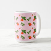 Mug Taza De Café Strawberries (Devant droit)