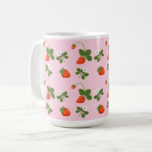 Mug Taza De Café Strawberries (Devant gauche)