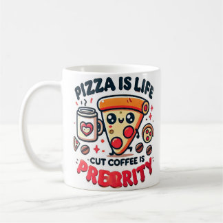 Mug Taza de café - Taza divertida de pizza