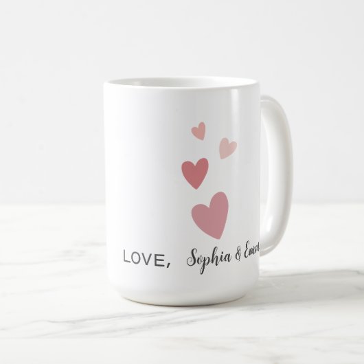 Mug Taza De Café World's Best MOM Custon (Devant droit)