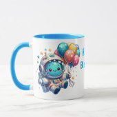 Mug Taza de Cumpleaños Astronauta con Globos (Gauche)