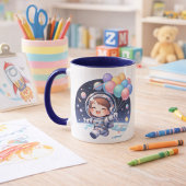 Mug Taza de Cumpleaños Astronauta con Globos