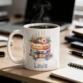 Mug Taza de cumpleaños personalizable