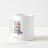 Mug Taza de cumpleaños personalizable (Devant gauche)