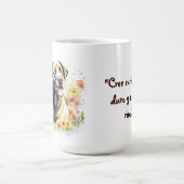 Mug "Taza de inspiración con amigo peludo" (Centre)