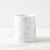 Mug Taza de muñeco de nieve de Navidad personalizada (Centre)