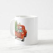 Mug Taza de navidad de reno de père Noël (Devant gauche)