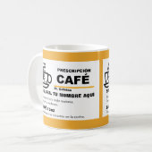 Mug Taza de Prescripción de Café (Devant gauche)