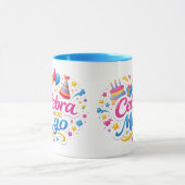 Mug Taza de Viaje y de Regalo con Diseño “Celebra Conm (Centre)