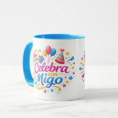 Mug Taza de Viaje y de Regalo con Diseño “Celebra Conm (Devant gauche)