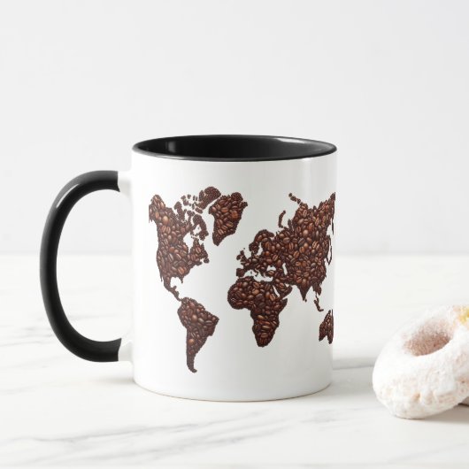 Mug Taza decorativa (Avec donut)