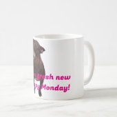 Mug Taza desayuno con perrito divertido (Devant droit)