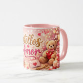 Mug Taza destellos de amor (Devant droit)
