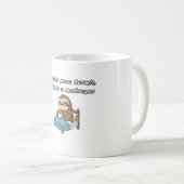 Mug Taza diseñado para dormir (Devant droit)