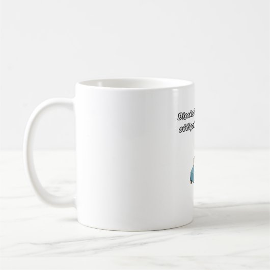 Mug Taza diseñado para dormir (Gauche)