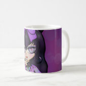 Mug Taza diseño Kuromi fanart rostro (Devant droit)