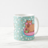 Mug Taza Don't Worry Be Cappy Capibara Carpincho (Devant droit)