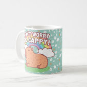 Mug Taza Don't Worry Be Cappy Capibara Carpincho (Devant gauche)