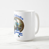 MUG TAZA ESCUDO TOROGOZ EL SALVADOR (Devant droit)