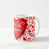 Mug Taza Feliz Dia Mama (Devant droit)