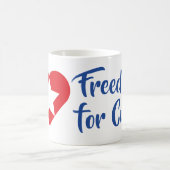 Mug Taza Freedom for Cuba (Centre)