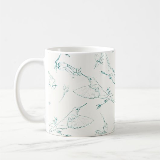 Mug Taza Hummingbirds (Gauche)