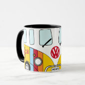 Mug Taza Kombi Arcoíris Peace – Furgoneta Hippie Multi (Devant gauche)