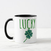 Mug Taza Lucky Clover St Patricks Day  (Gauche)