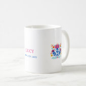 Mug Taza LUCY Primera Comunión (Devant droit)