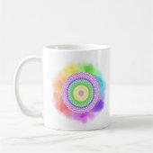 Mug Taza mandala de colores (Gauche)