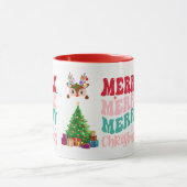 Mug Taza Merry Christmas, Feliz Navidad  (Centre)