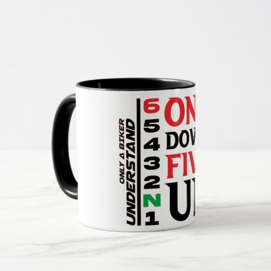 Mug Taza Motera Biker Rider (Devant gauche)