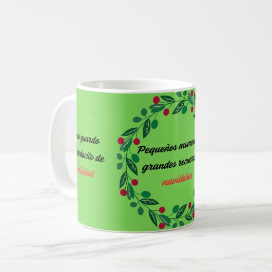Mug Taza navideña (Devant gauche)