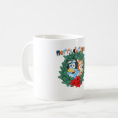 Mug Taza Navideña Bluey (Devant gauche)