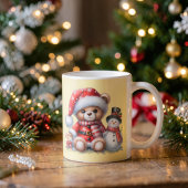 Mug Taza Navideña con Snowman