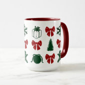Mug Taza navideña y coquette (Devant droit)