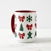 Mug Taza navideña y coquette (Devant gauche)